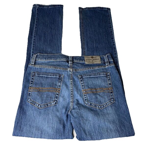 Cody James Jeans Mens 32x35 Medium Wash‎ Equalizer Slim Straight Stretch Denim - Picture 1 of 10